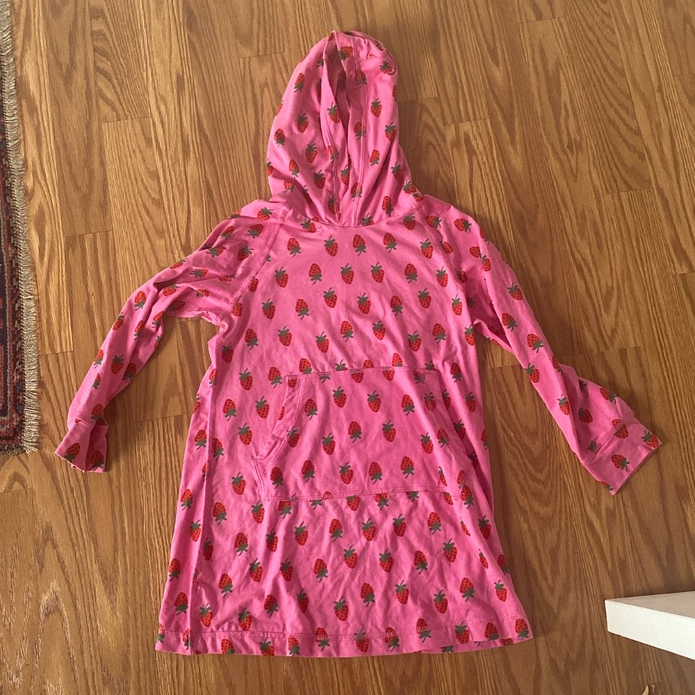Hanna strawberry swim coverup